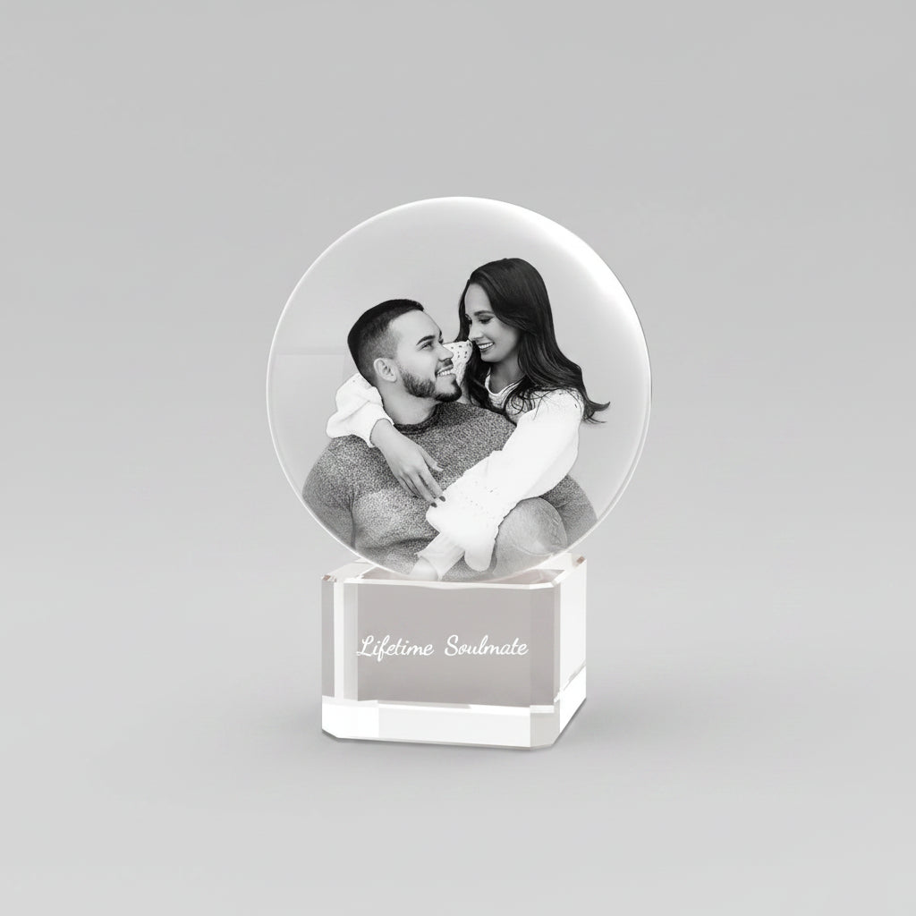 Custom 3D Photo Crystal Ball