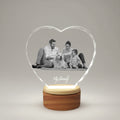 Custom Faceted 3D Crystal Heart