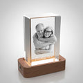 Custom 3D Photo Crystal Frame – Portrait