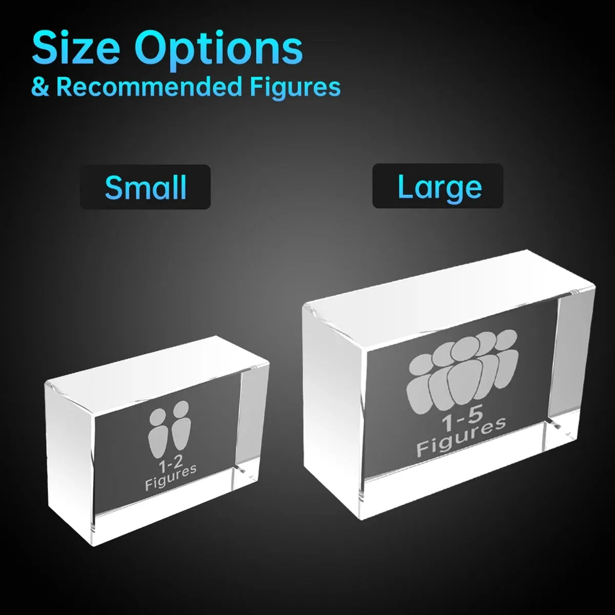 Custom 3D Crystal Photo Frame - Landscape