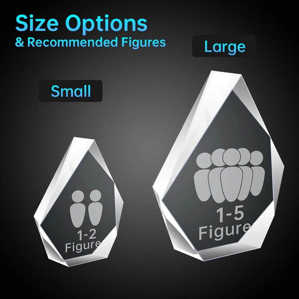 Custom 3D Crystal Photo Gift - Iceberg