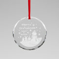 Personalized Crystal Ornament – Custom Engraved Keepsake Gift