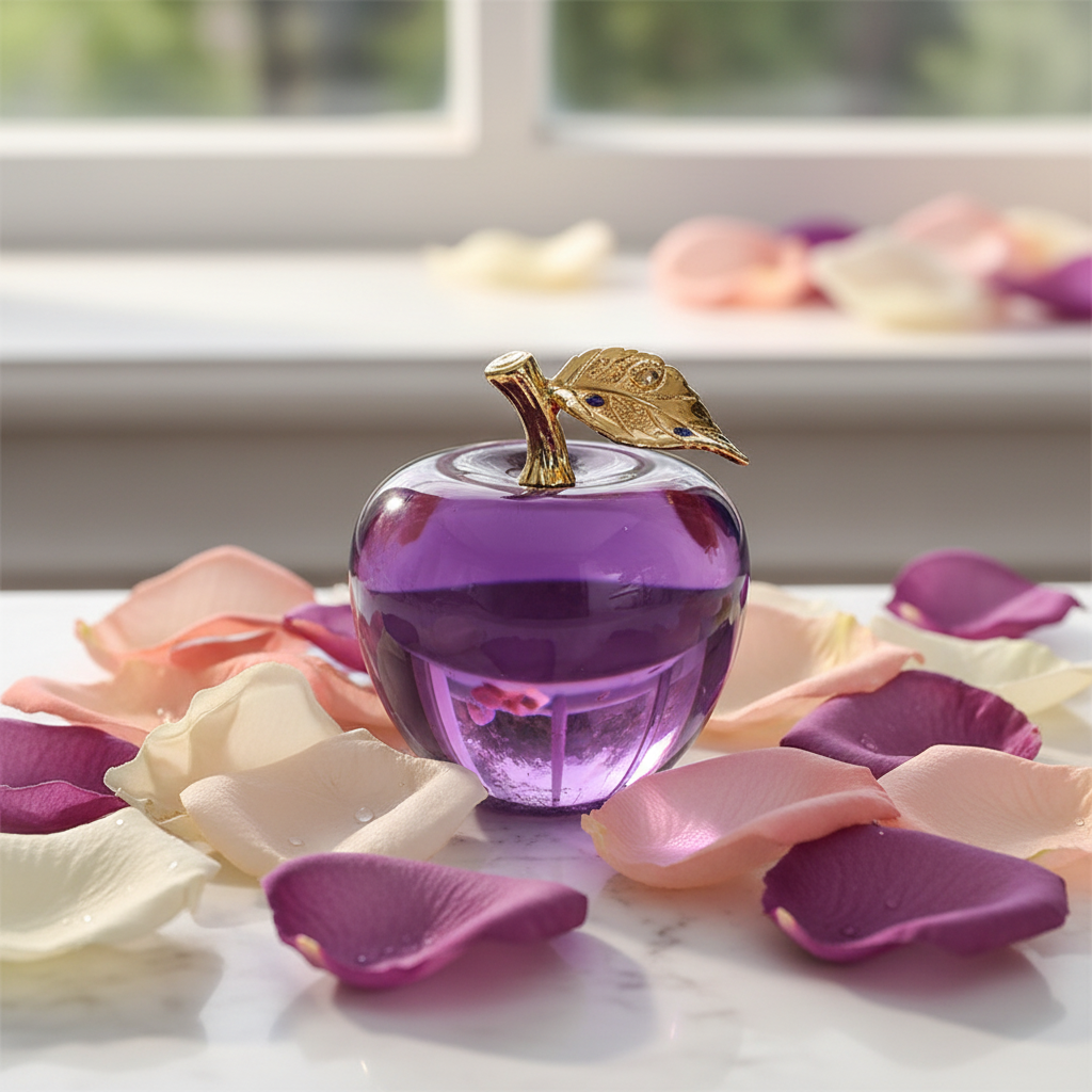 紫色水晶苹果