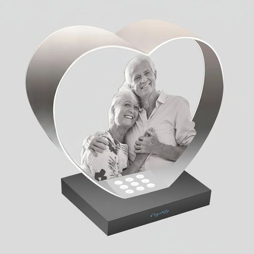 Custom 2D Photo Crystal Heart