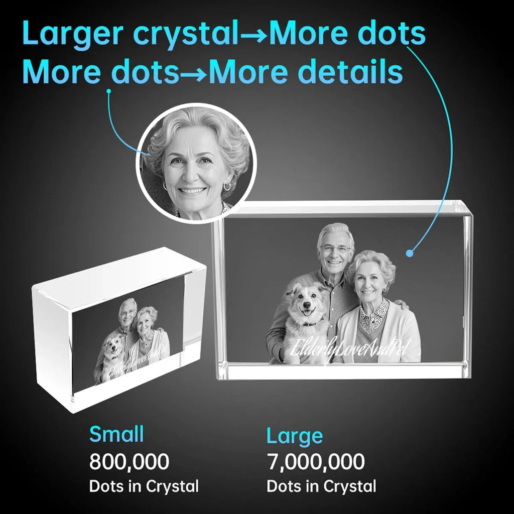 Custom 2D Photo Crystal Frame – Landscape