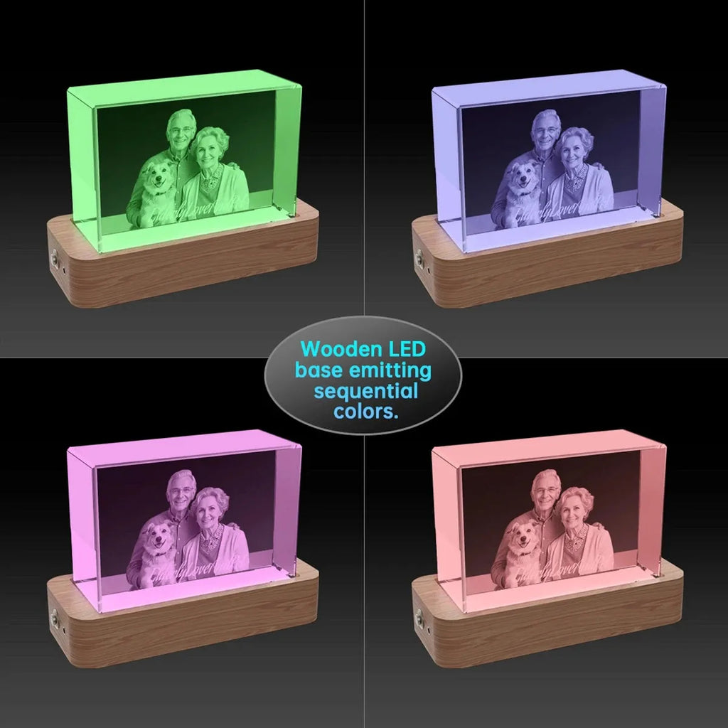 Custom 2D Photo Crystal Frame – Landscape