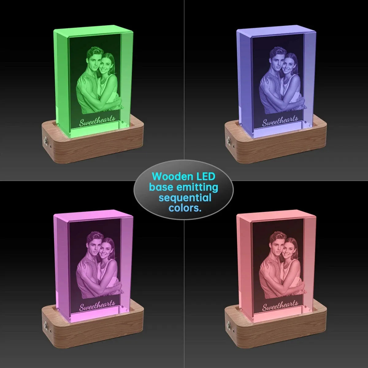 2D Photo Crystal Frame – Portrait