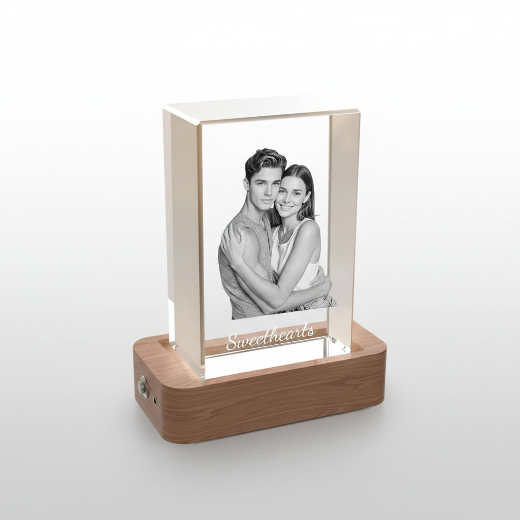 2D Photo Crystal Frame – Portrait