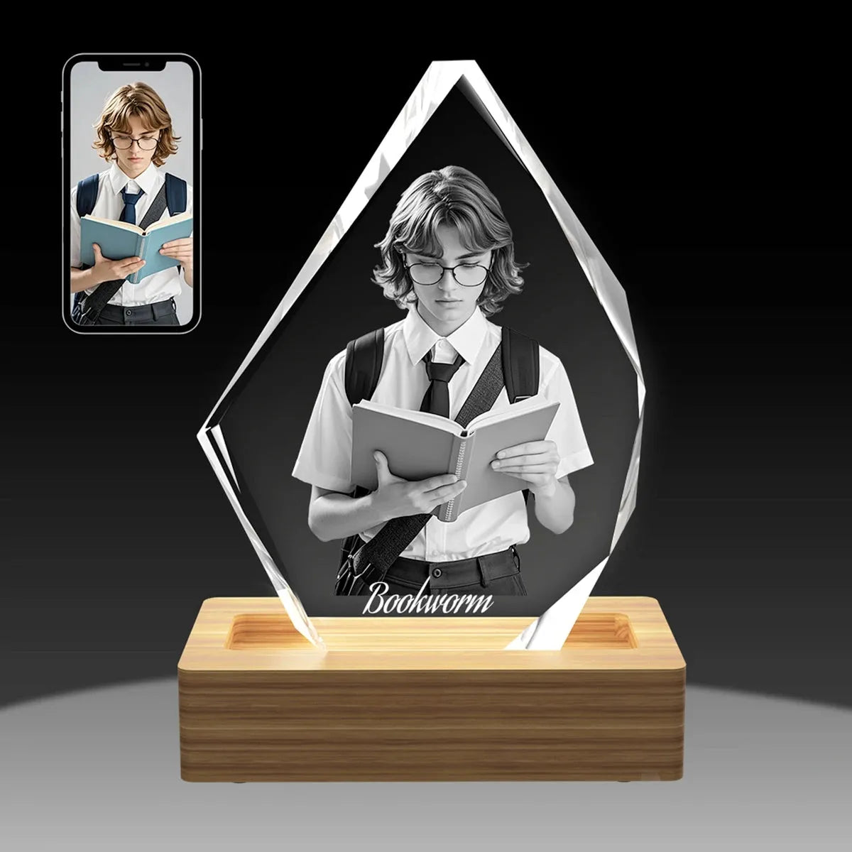 Custom 2D Photo Crystal Iceberg