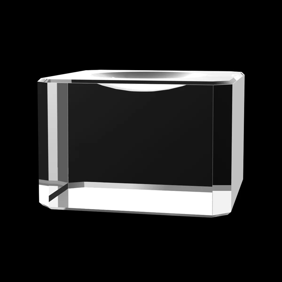 Crystal Base with Custom Text