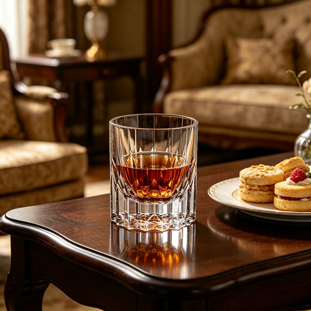 Lumi Crystal Luxury Geometric Carved Glass - Elegant Wine & Whiskey Tumbler