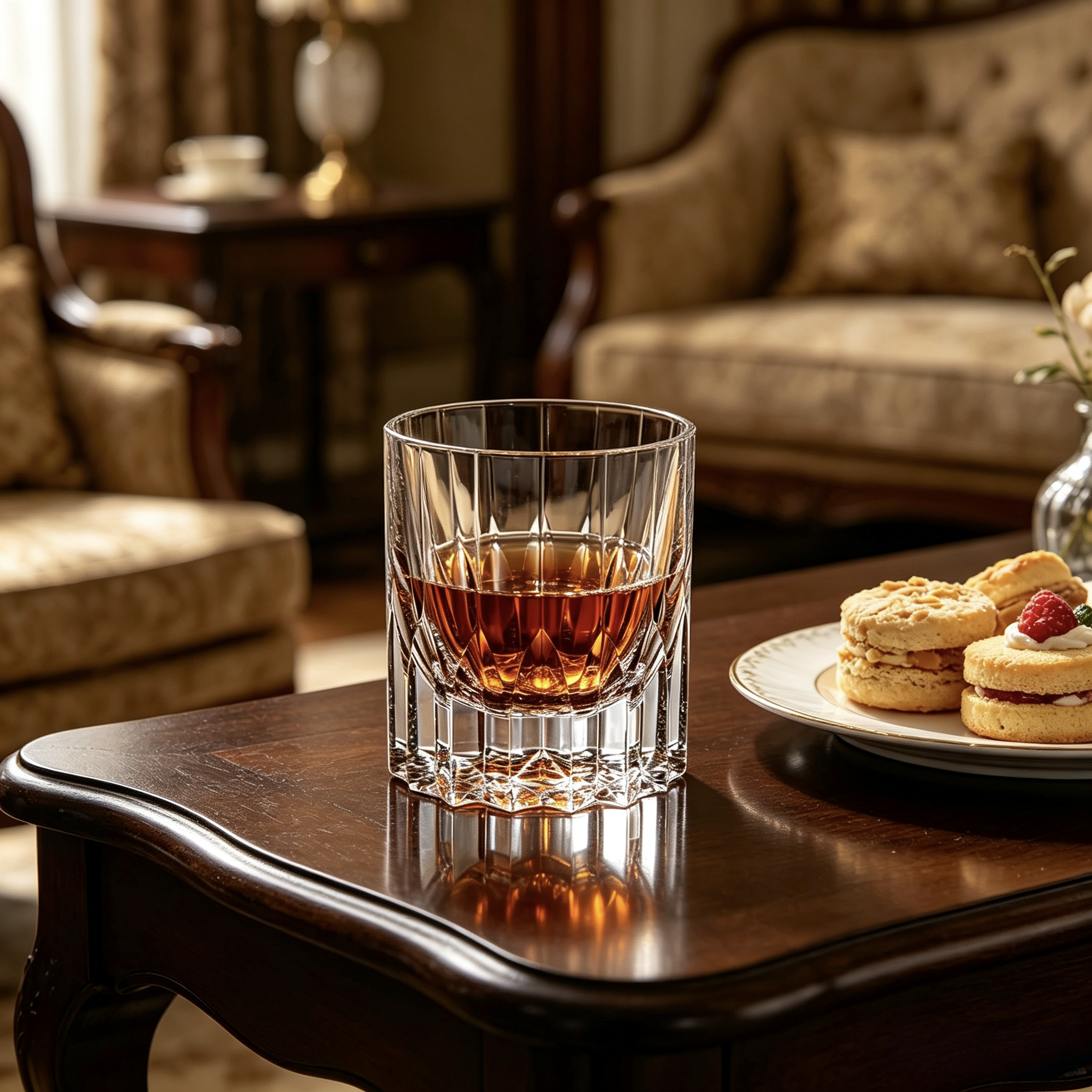 Lumi Crystal Luxury Geometric Carved Glass - Elegant Wine & Whiskey Tumbler