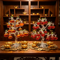 Crystal Apple Tree Centerpiece – Decorative Table Art