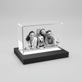 Personalised 3D Crystal Picture Frame - Large