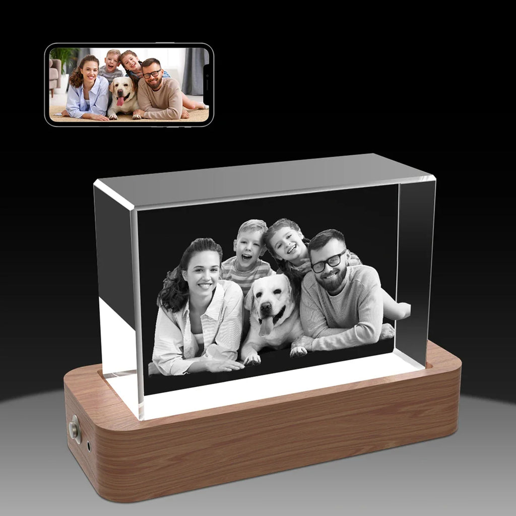 Custom 2D Photo Crystal Frame – Landscape
