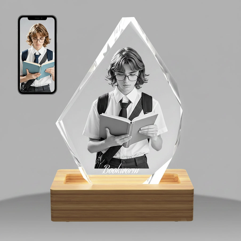 Custom 3D Crystal Photo Gift - Iceberg