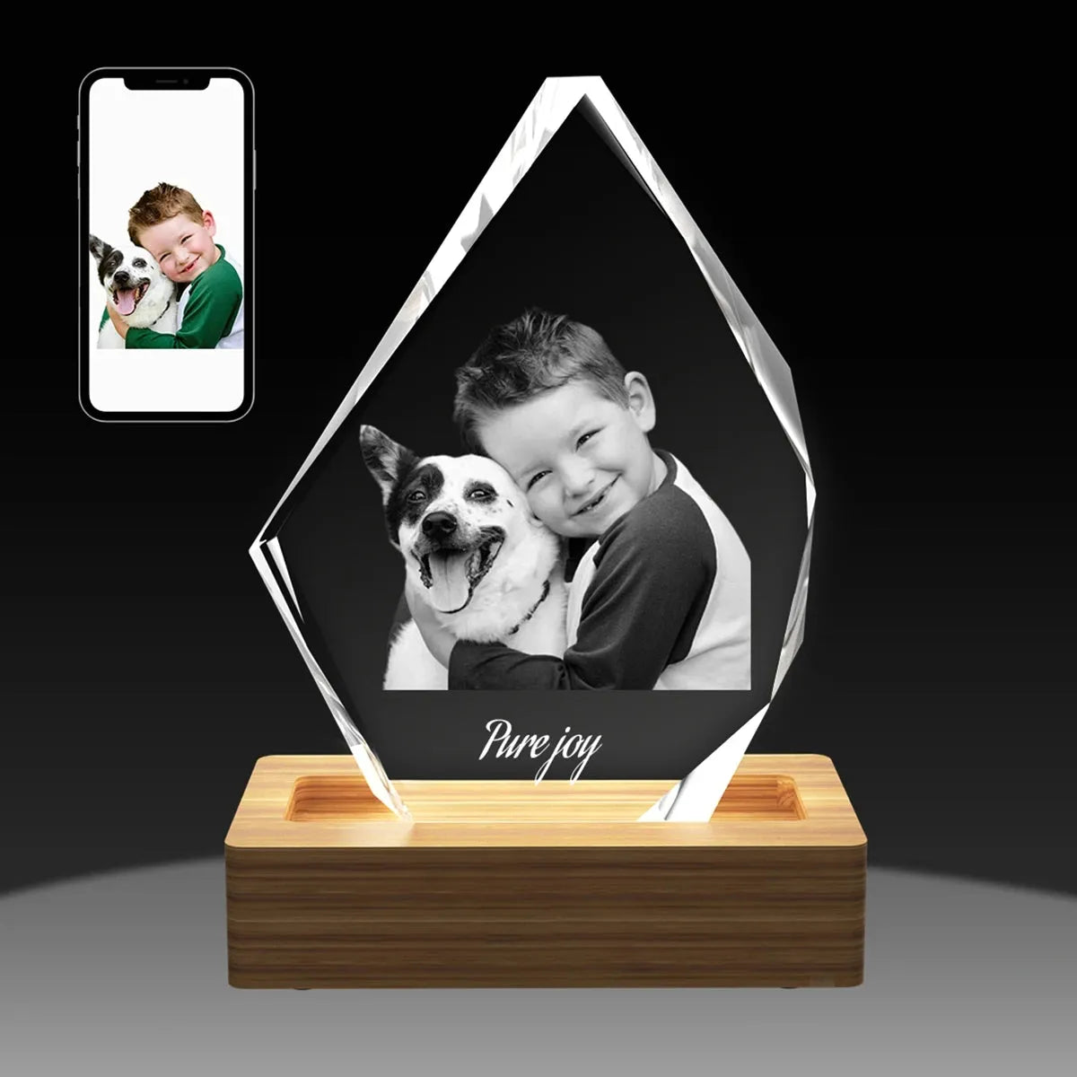 Custom 2D Photo Crystal Iceberg