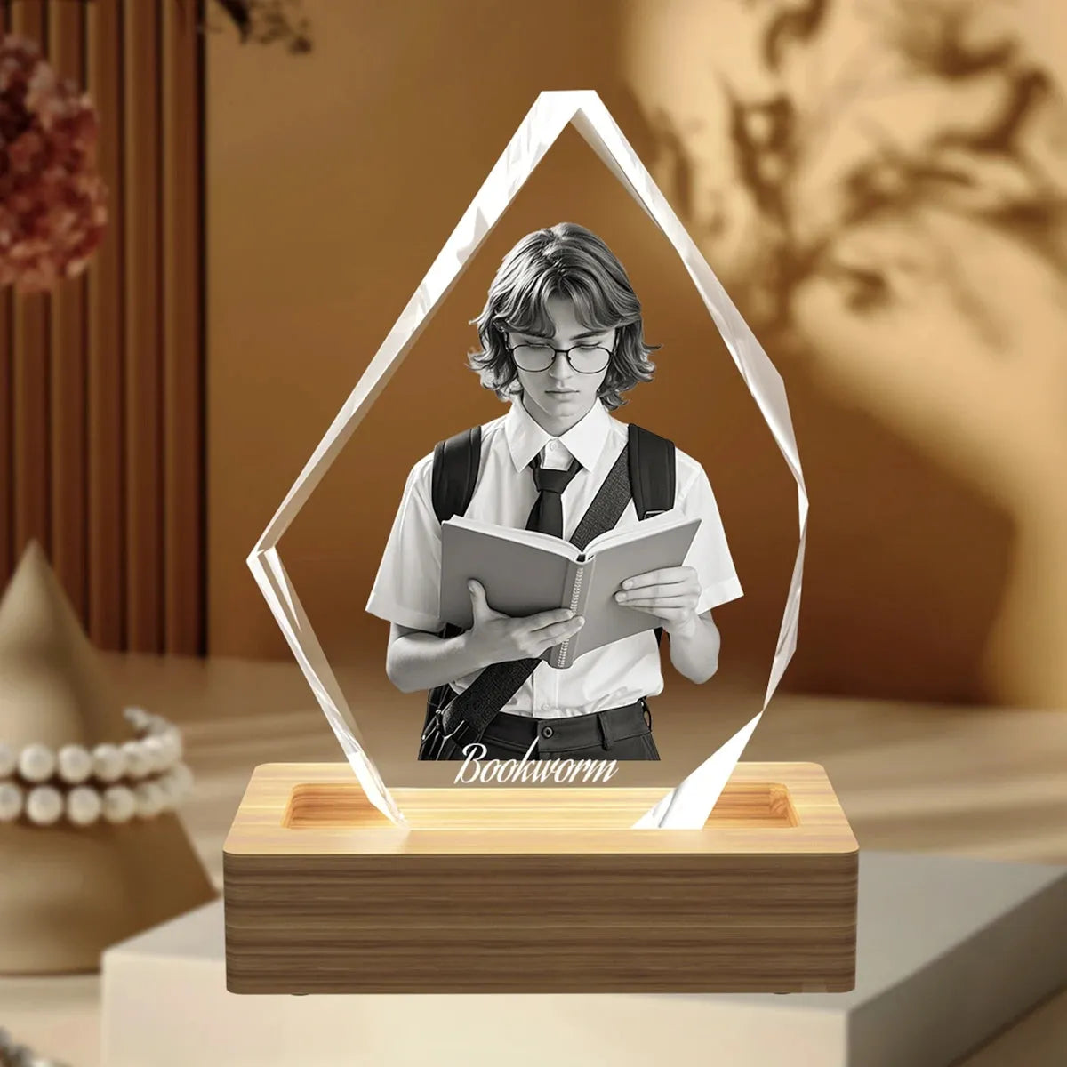 Custom 3D Crystal Photo Gift - Iceberg