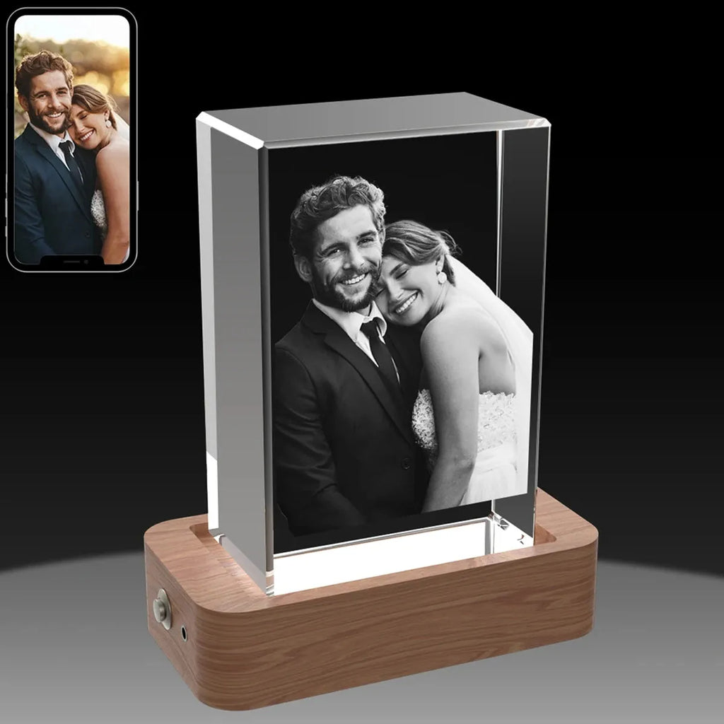 2D Photo Crystal Frame – Portrait