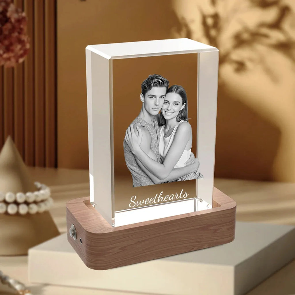 2D Photo Crystal Frame – Portrait