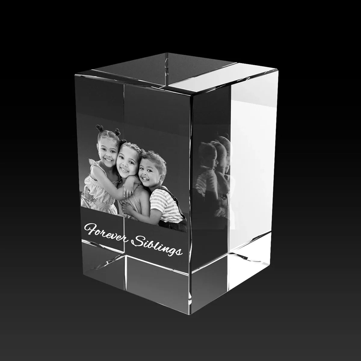 Personalised 3D Crystal Cube - XLarge