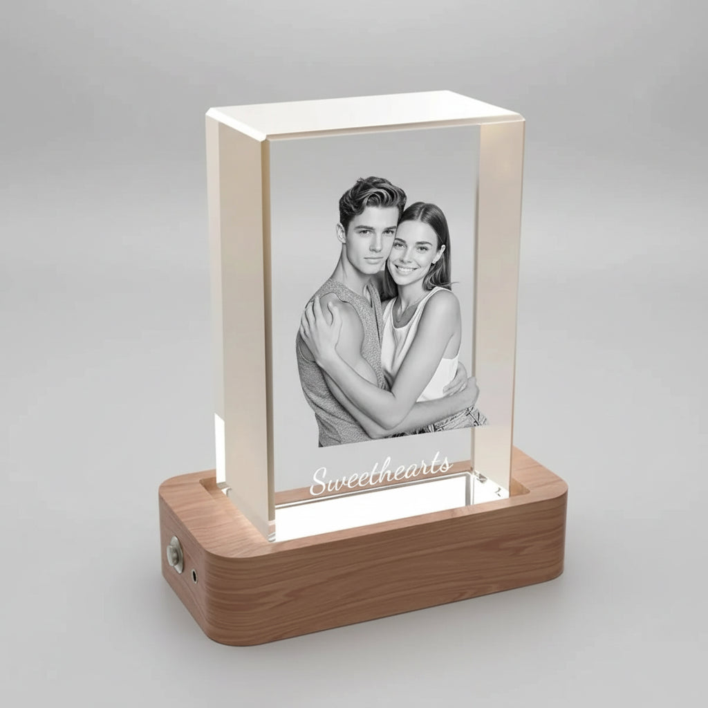 Personalised 3D Crystal Photo Frame - XLarge