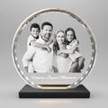 Faceted Round 3D Crystal Photo - XLarge