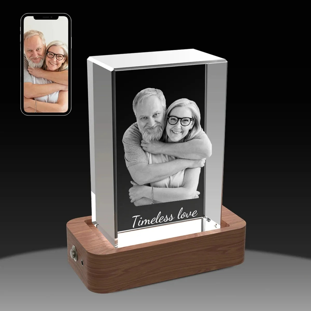2D Photo Crystal Frame – Portrait