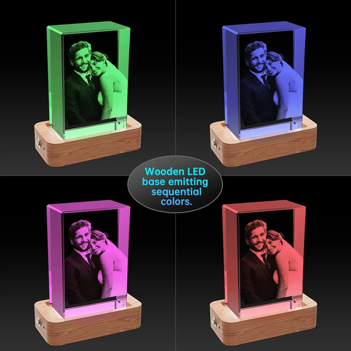 Personalised 3D Crystal Photo Frame - XXLarge