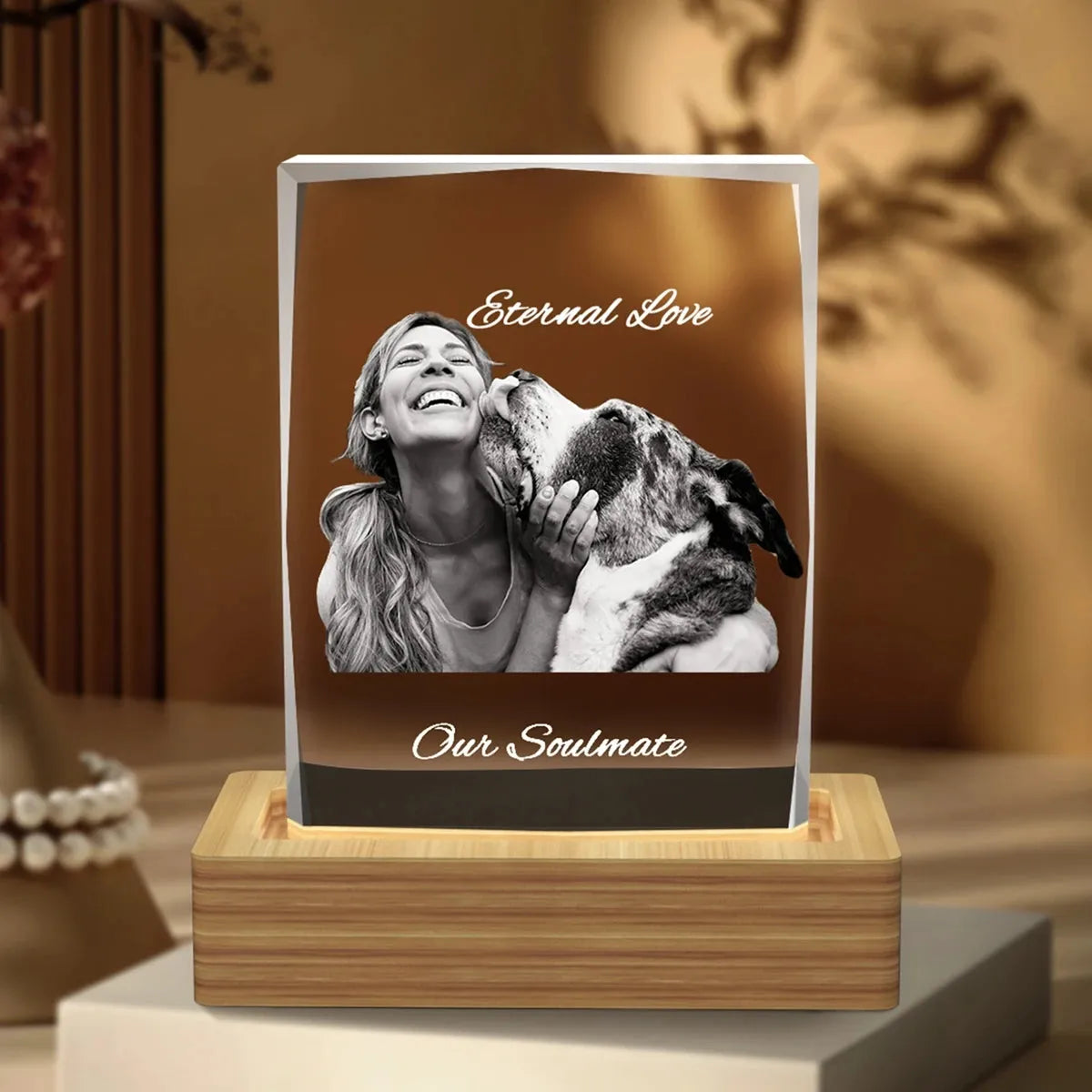 Custom 3D Crystal Picture Frame (Faceted) - XXLarge