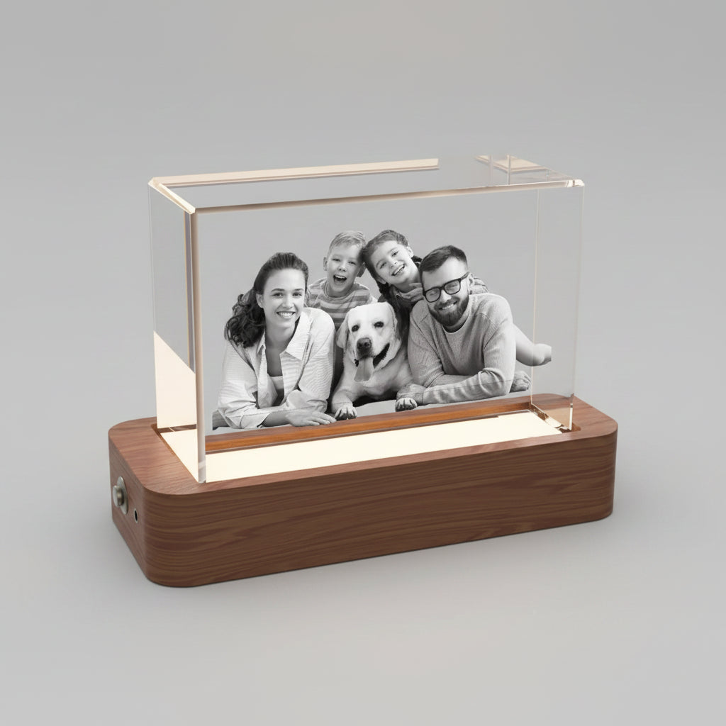 Personalised 3D Crystal Picture Frame - XXLarge
