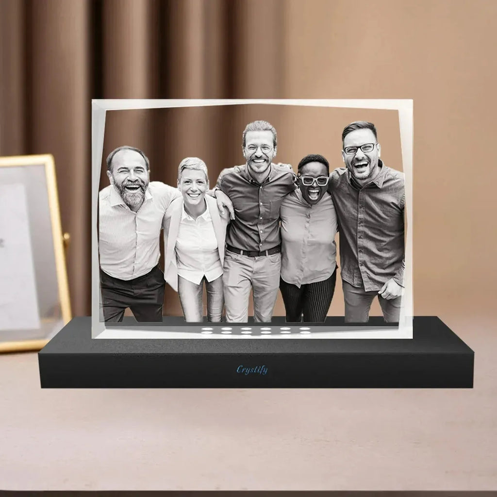 Faceted 2D Photo Crystal Frame – Landscape