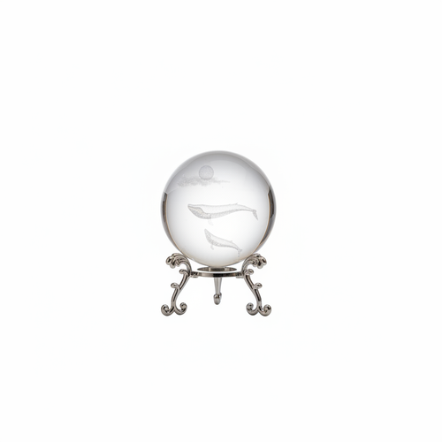 Crystal Ball White Background